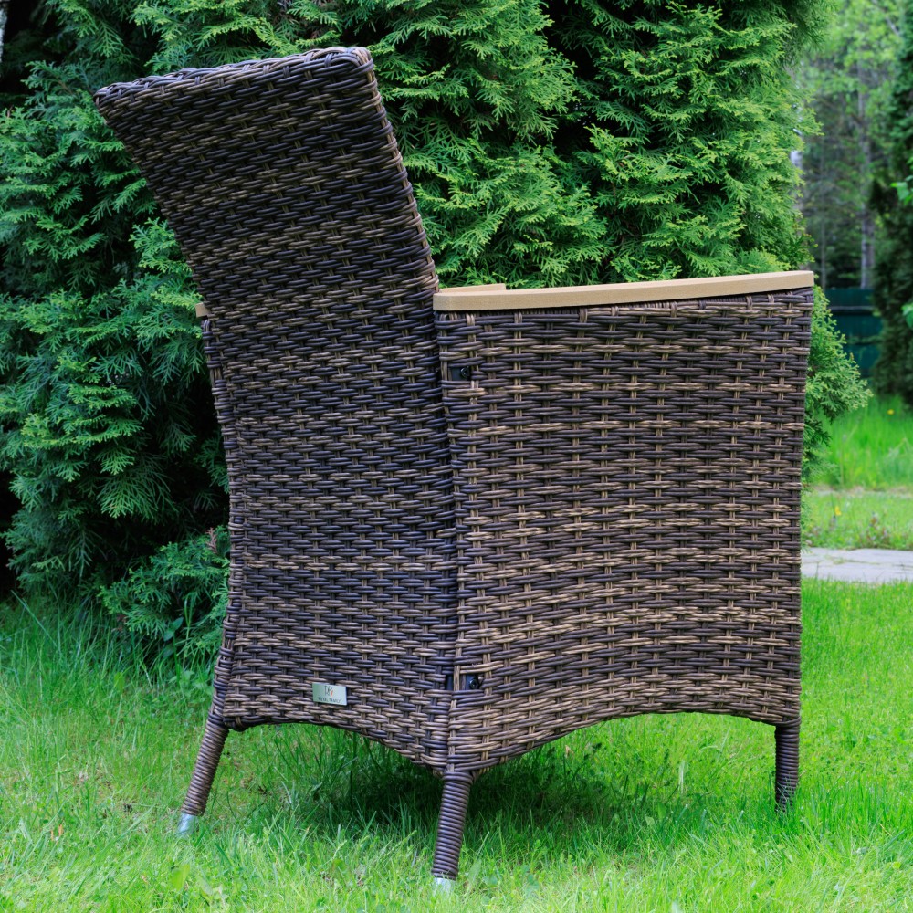 Обеденное кресло Royal Family AMELIA коричневое 4